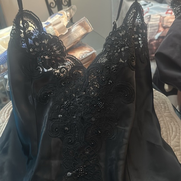 Etienne Vintage Black sexy sequins Nighty Med never worn - Picture 11 of 15